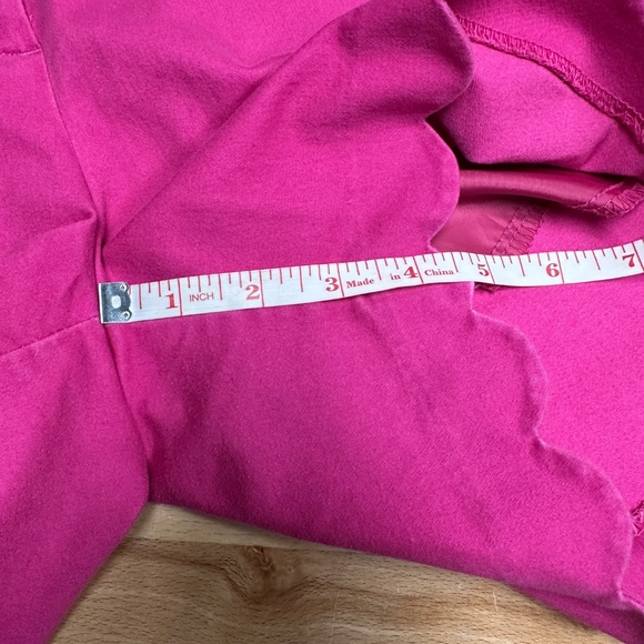 The Limited Cotton-Stretch Chino Shorts with Scallop Hem size 4 Pink 4" Inseam - Picture 13 of 14